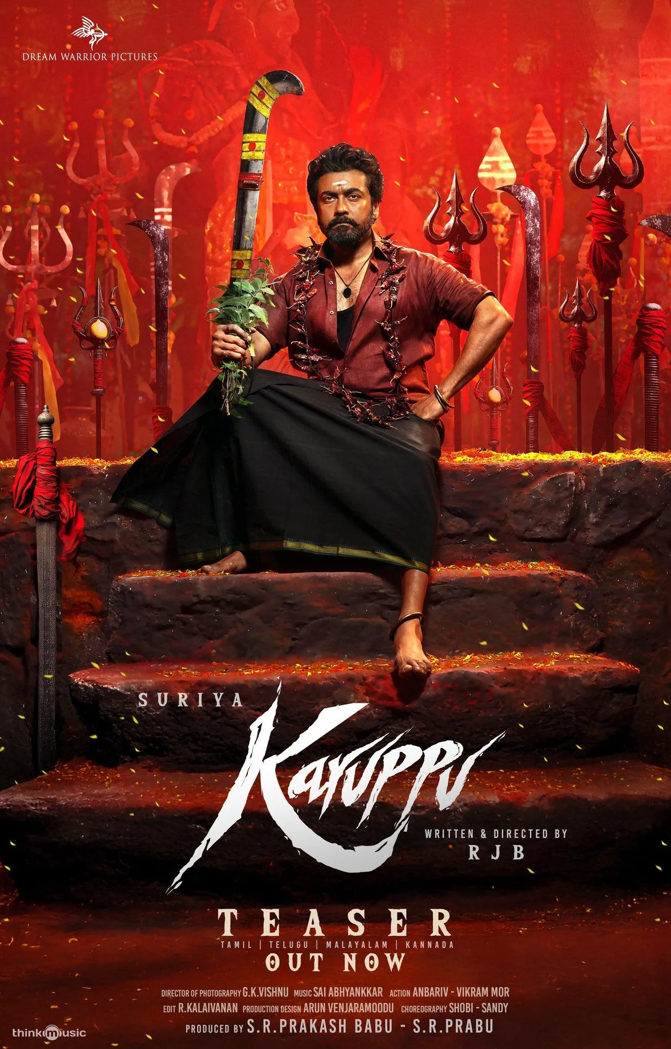 Karuppu In Hindi dub poster