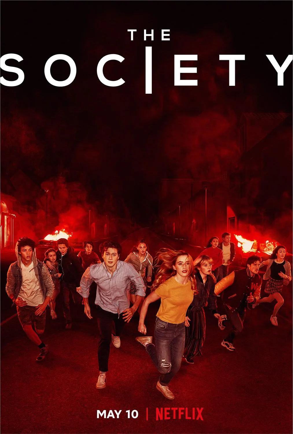 The Society In Hindi dub poster