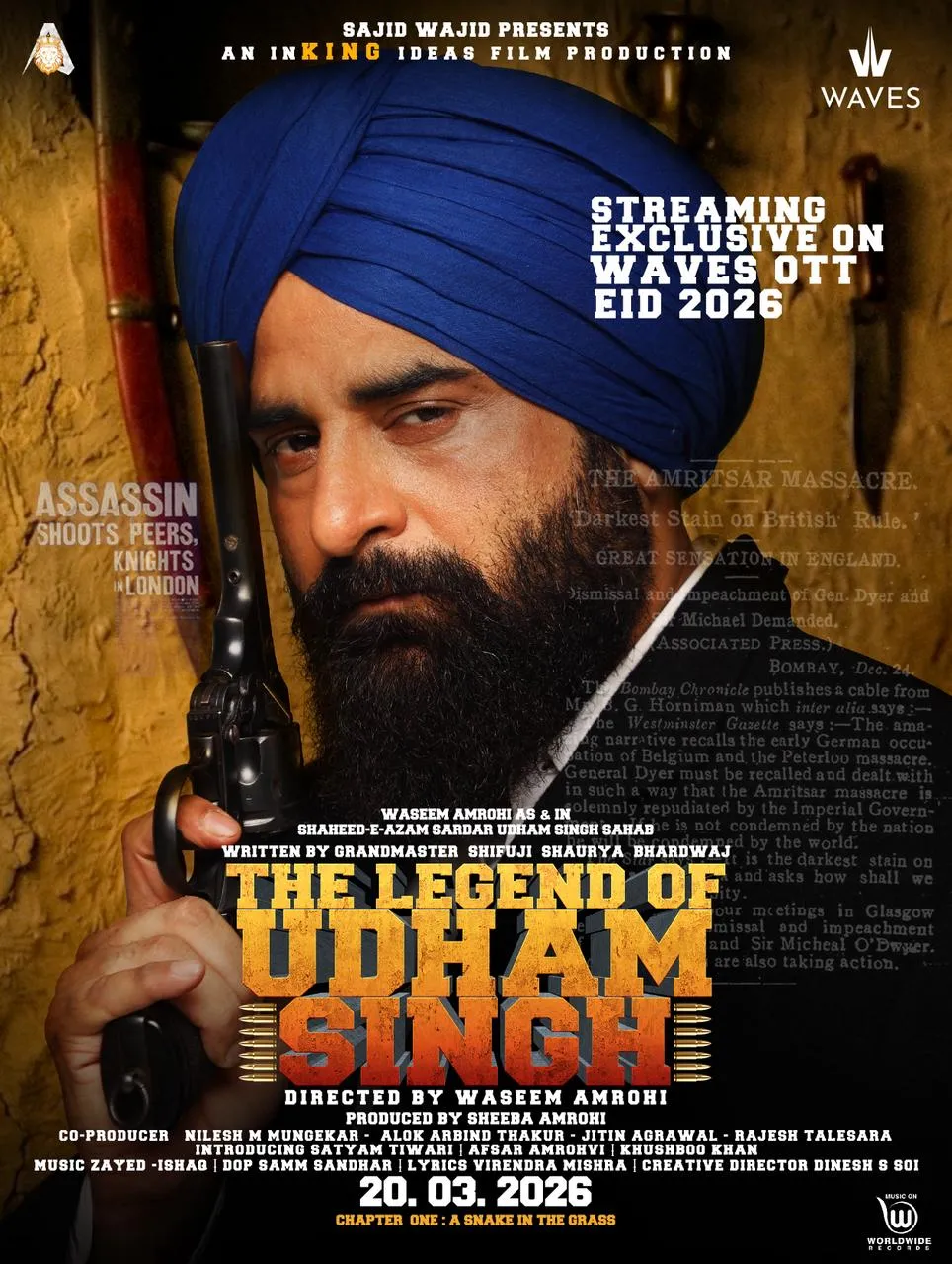 The Legend of Udham Singh In Hindi dub poster