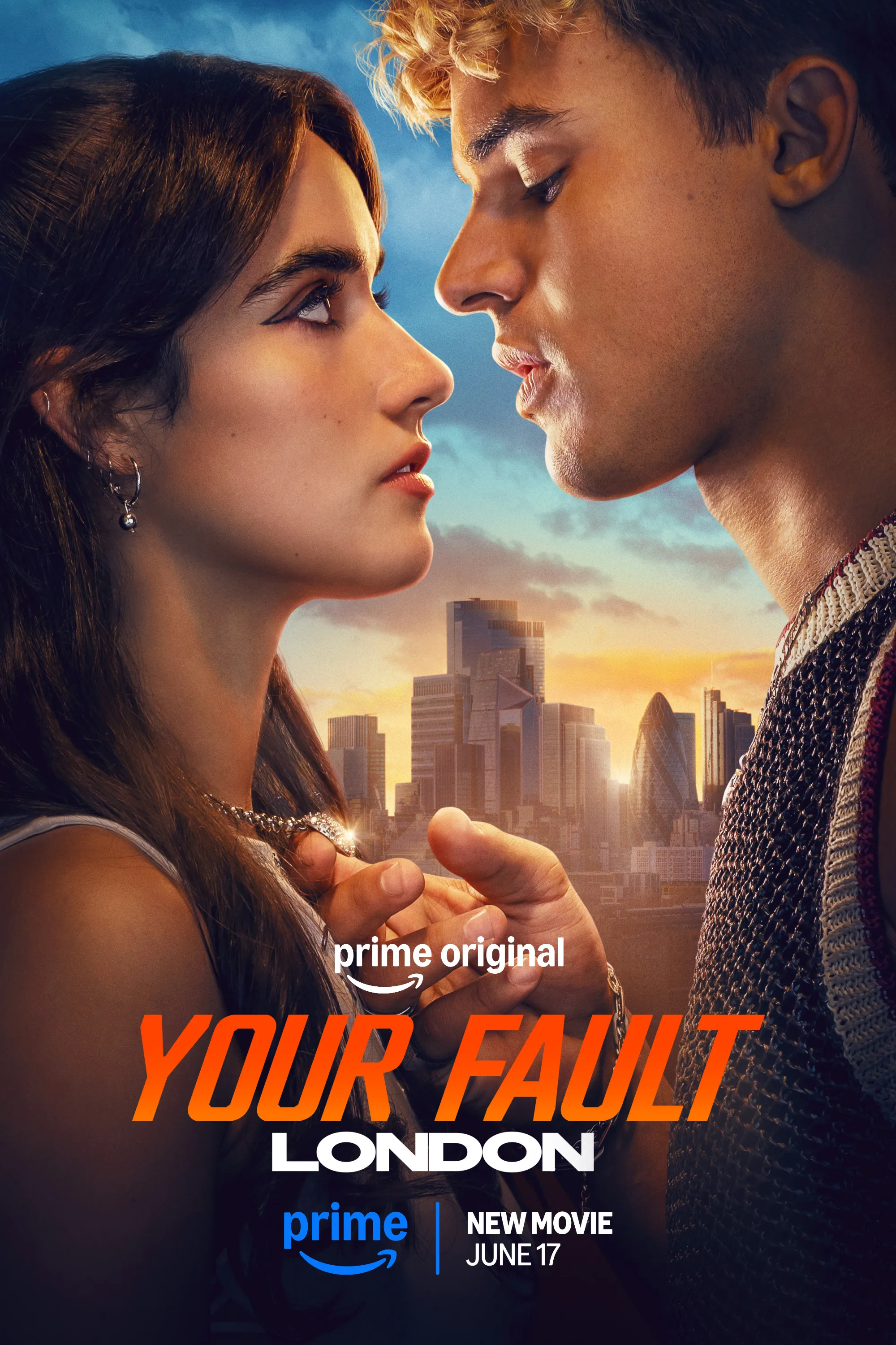Your Fault: London In Hindi dub poster