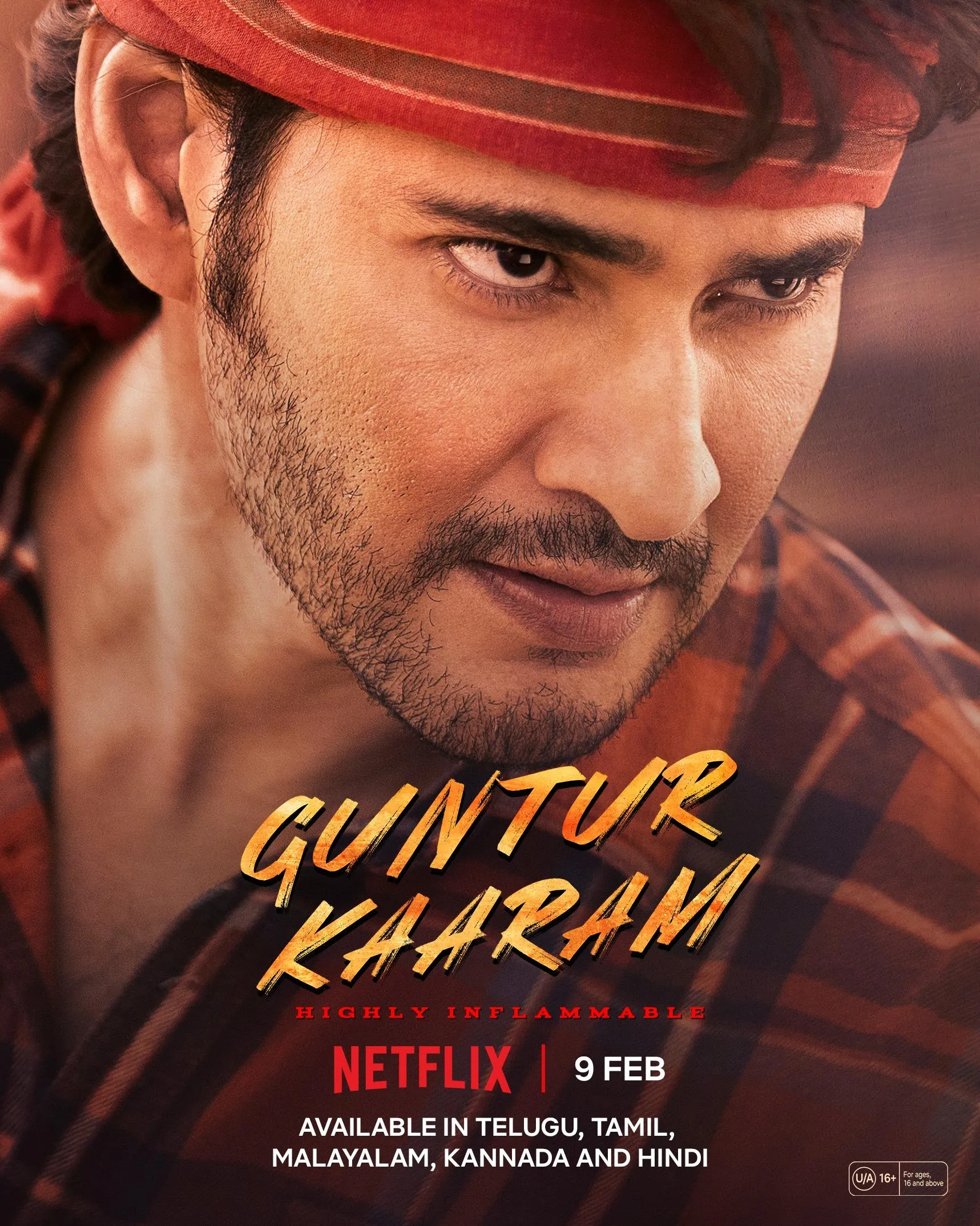 Guntur Kaaram In Hindi dub poster